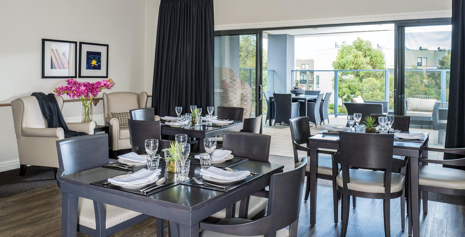 Arcare aged care maidstone dining room 05